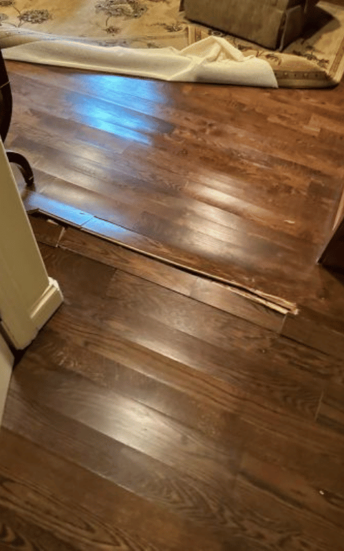 Water Damage Restoration before